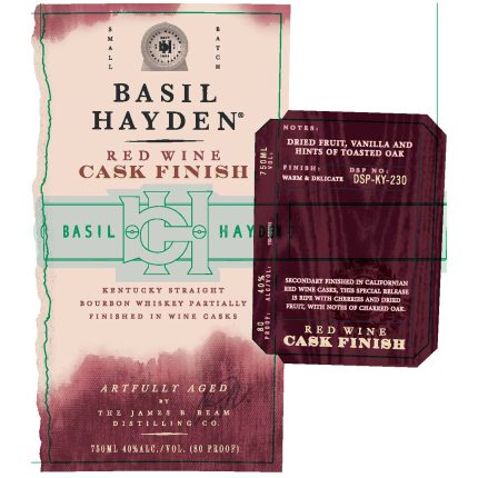 Basil Hayden Red Wine Cask Finish Bourbon Whiskey