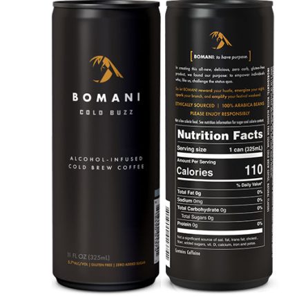 Bomami Cold Buzz Cold Brew Canned Cocktail
