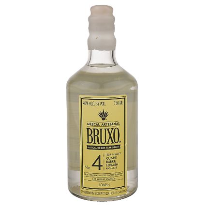 Bruxo Mezcal Artesanal Joven No. 4 Cuishe Barril Espadin