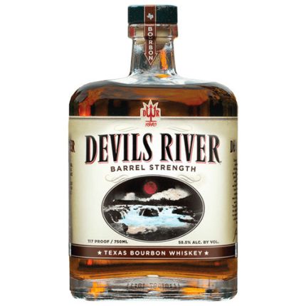 Devils River Barrel Strength Texas Bourbon Whiskey