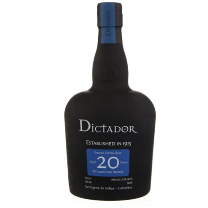 Dictador Aged Rum Solera System Destillery Icon Reserve 20 Year