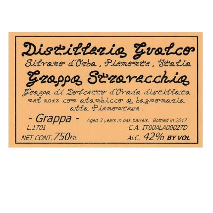Distilleria Gualco Grappa Stravecchia