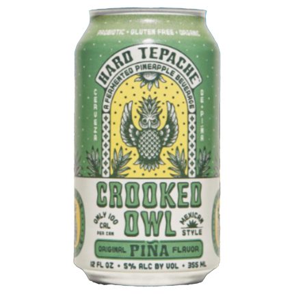 Crooked Owl Piña Hard Tepache (6-Pack)