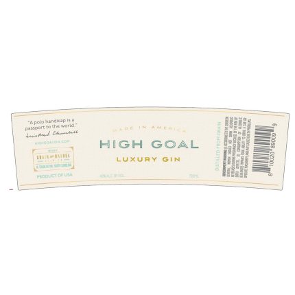 High Goal Luxury Gin