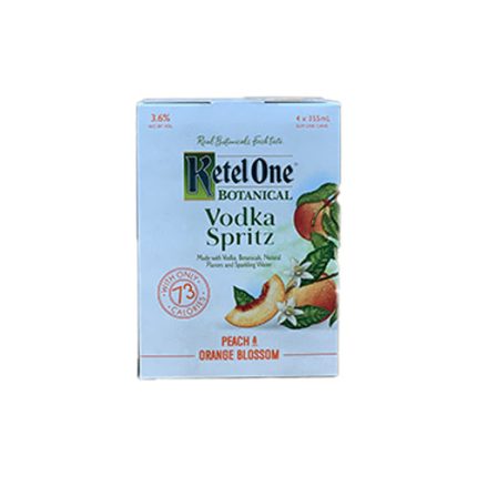 Kettle One Peach & Orange Blossom Vodka Spritz Cans