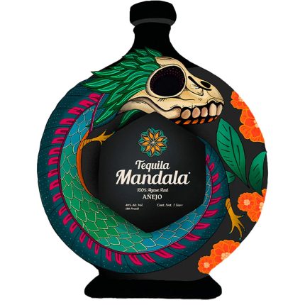 Mandala Limited Edition Ceramic Dia de los Muertos Anejo Tequila 2023
