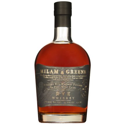 Milam & Greene Port Finish Rye Whiskey