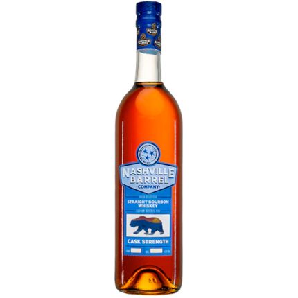 Nashville Barrel Company Cask Strength Bourbon Whiskey California Exclusive