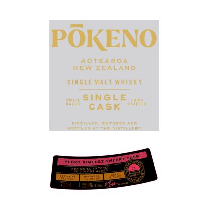 Pokeno Whisky Company 4 Years Old Cask No. 71 PX Sherry Cask Single Cask