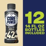 Core Power Elite High Protein Shake with 42g Protein by fairlife, Vanilla, 14 fl oz, 12 count - Image 5